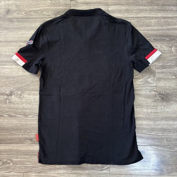 Victory Motorcycle Polo Shirt Mens S Black Red White Logo Bikers EUC - Picture 11 of 12